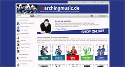 Desktop Screenshot of marchingmusic.de